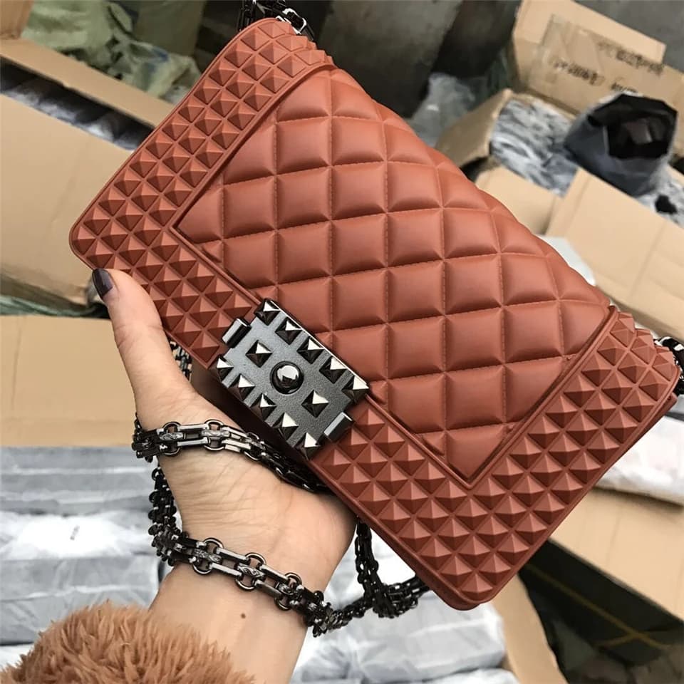 SGARR Fashion Women PVC Messenger Bags High Quality Chain Ladies Handbags Crossbody Bag 2024 Luxury Deisgner Female Shoulder Bag