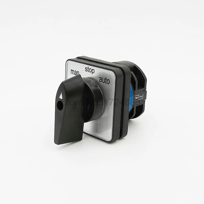 Electric 3Position 4 Terminals Rotary Cam Changeover Switch 500V 10A LW8-10A