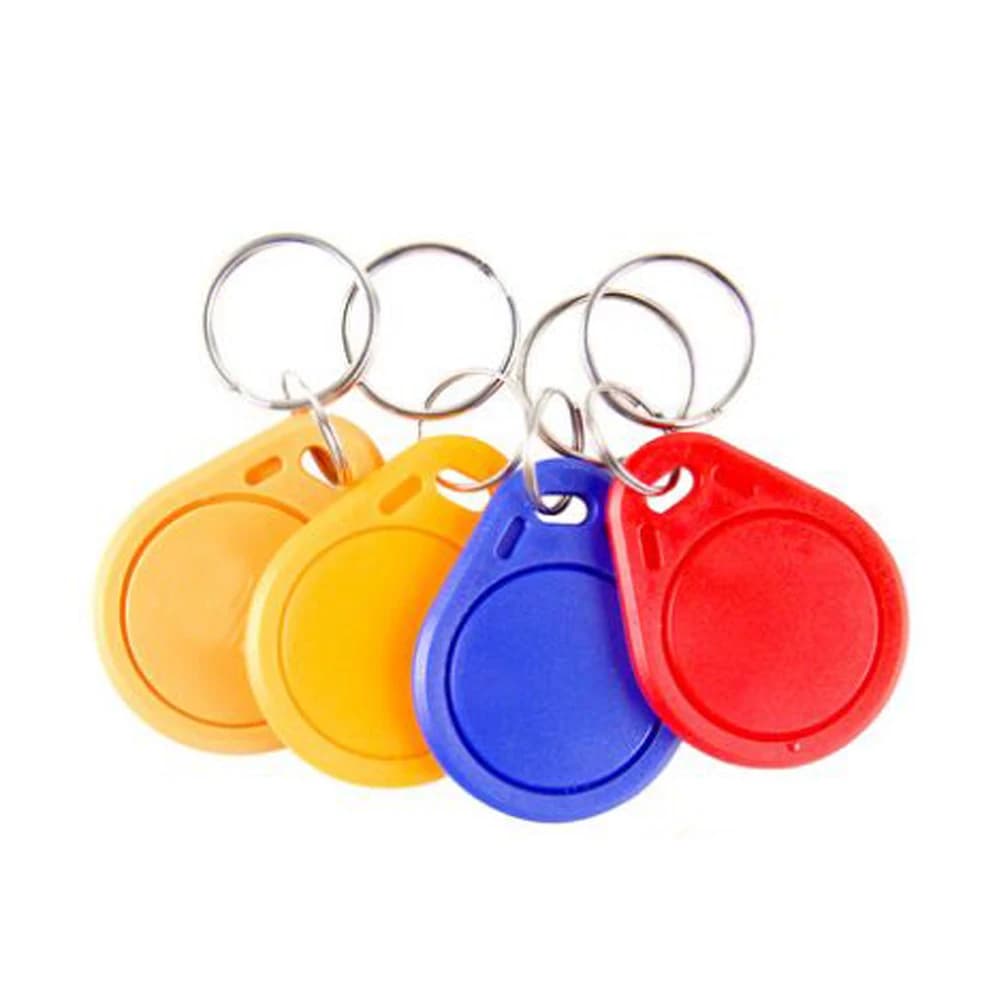 100pcs 3# 13.56MHz RFID IC Key Tags Keyfobs Token NFC TAG Keychain For Compatible with S 50