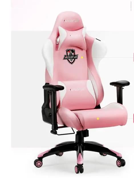 Pink chair office chair game chair live computer chair.
