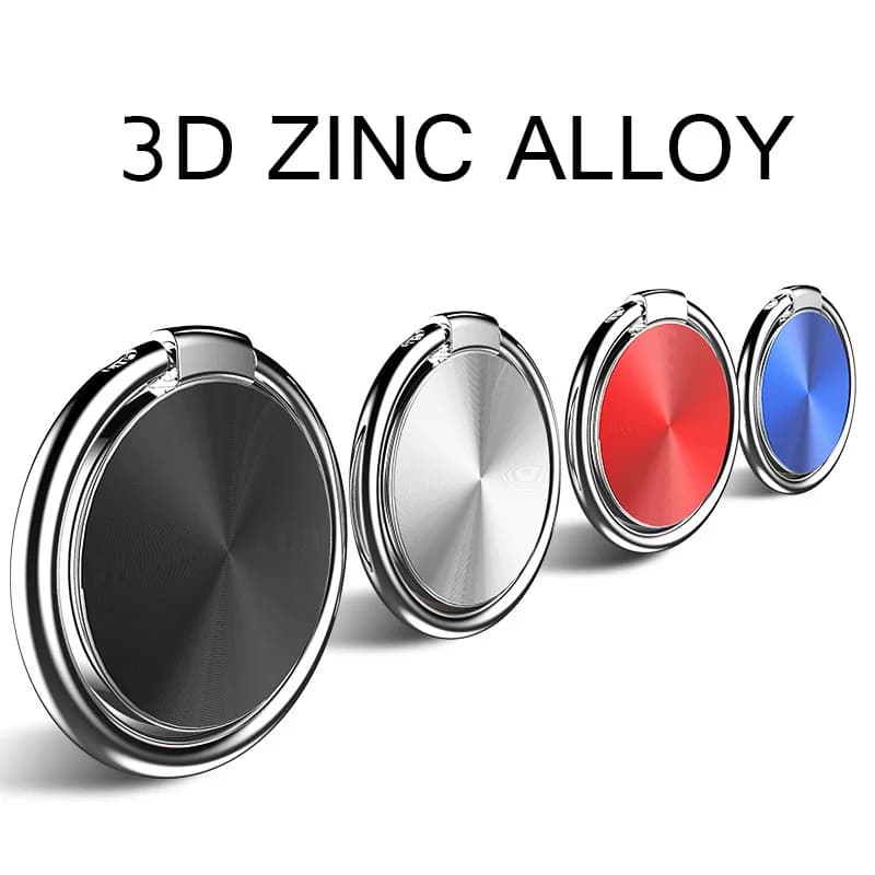 Holder Finger Ring Metal Mobile Phone Stand Holder For iPhone 12 11 9 X 8 7 plus 5S 6 6p Phone ring Round Car Mount Metal Stand
