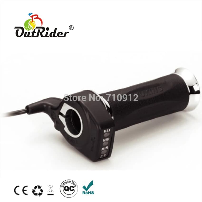 36V Twistgrip throttle with  LED with the standard 500mm length line OR07A3