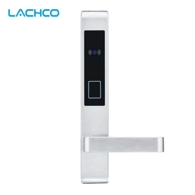 LACHCO Card Hotel Lock Digital Smart Electronic RFID Card For Office Apartment Hotel Room Home Latch with Deadbolt  L16058BS