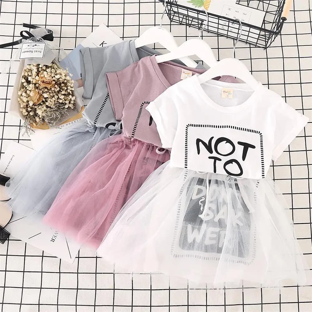 Summer Girls Princess Dress Lovely Short Sleeve Party Dresses For Girl Cotton Voile Girls Dress Size 100-140cm Clothes Wholesale