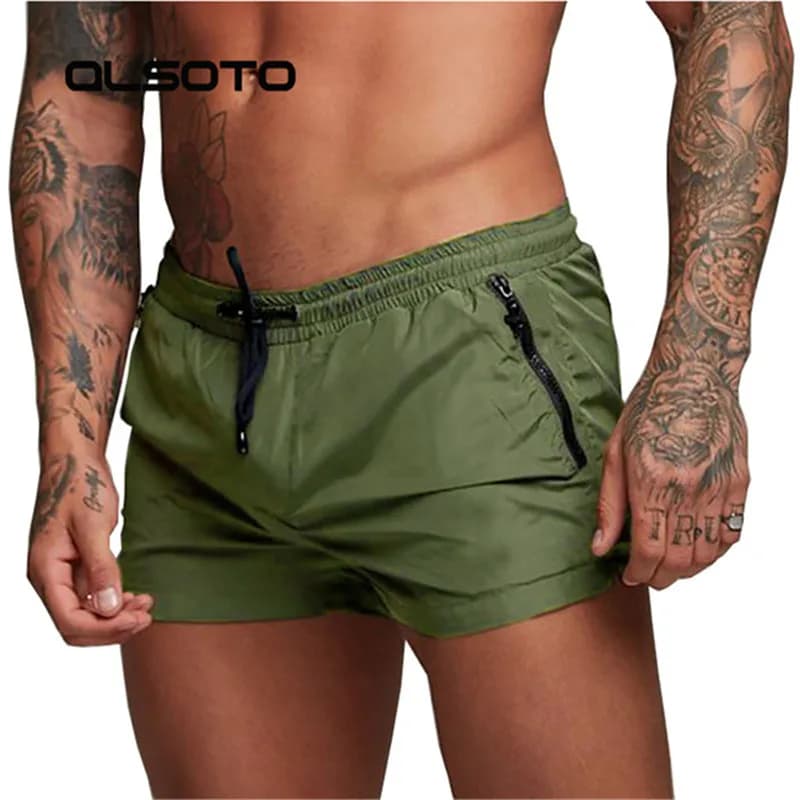 2025 Summer Swimwear Men Swimsuit Swimming Trunks Boxer Short Sexy Mens Swim Briefs Beach Shorts Surf Board mayo Wear sunga Suit