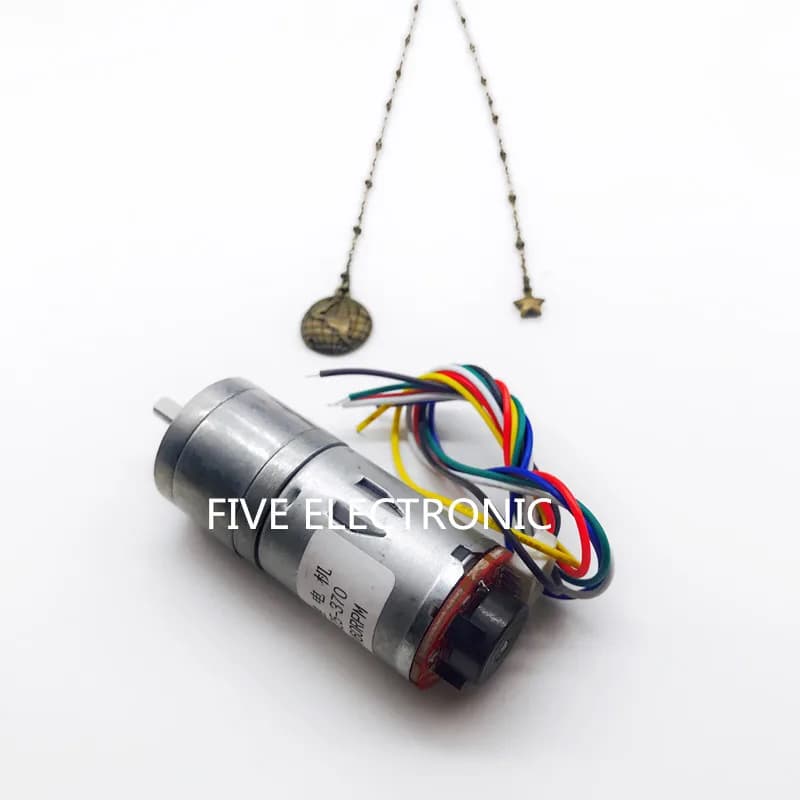 JGA25-370 DC GEAR MOTOR 25GA-370 with Speed Encoder,use for balancing trolley/intelligent robot/Intelligent car/DIY model