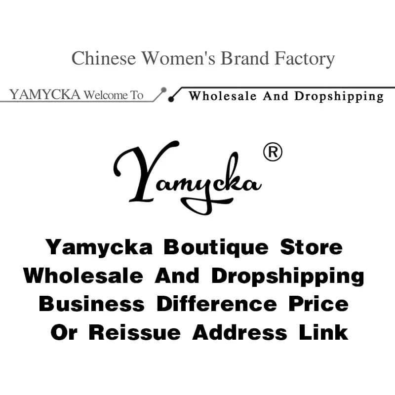 Yamycka Boutique Store Wholesale and dropshipping Business difference price Or reissue address Or sample