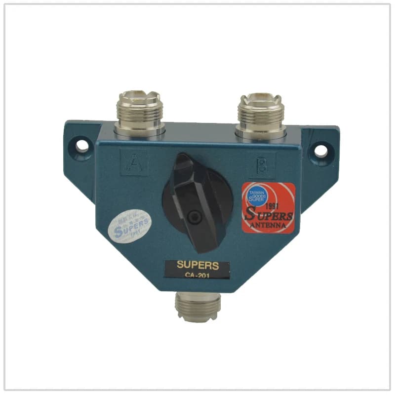 SUPERS CA-201 Coaxial Switches 1.8-600MHz for Ham Two-way Radios