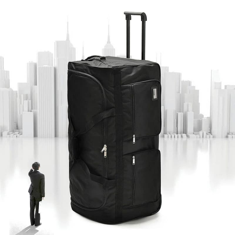 Travel large luggage 32/40 inch suitcase on wheels Oxford man&women portable big trolley rolling luggage