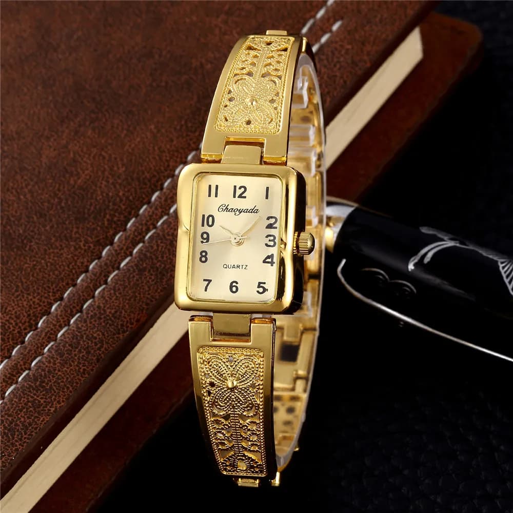 2025 Women Watches Top Brand Luxury Wristwatches Ladies Fashion Gold Stainless Steel Bracelet Watch Female Elegant Clock Women