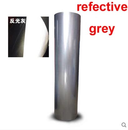 Free Shipping Reflective Vinyl For Heat Transfer 1 Sheet 25cmx100cm Heat Press T-shirt Vinyl Cutting Plotter Heat Transfer Vinyl