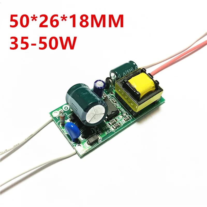 1-3W 4-6W 7-9W 8-18W 12-20W 18-25W 20-30W 35-50W LED driver power supply built-in constant current Lighting 85-265V  Transformer