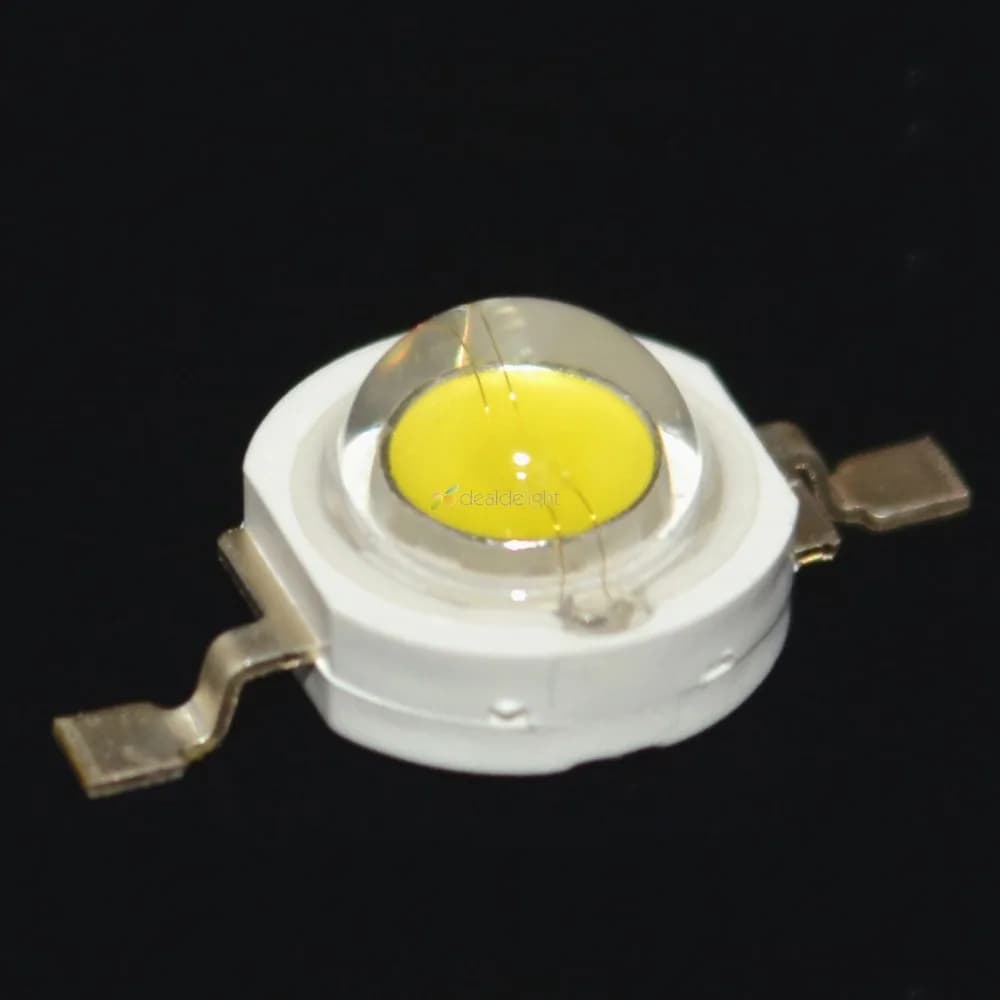 20PCS 3W High Power LED Bead Emitter Epiled chip White Red Green Blue Yellow Pink Orange 450nm 660nm Without Base