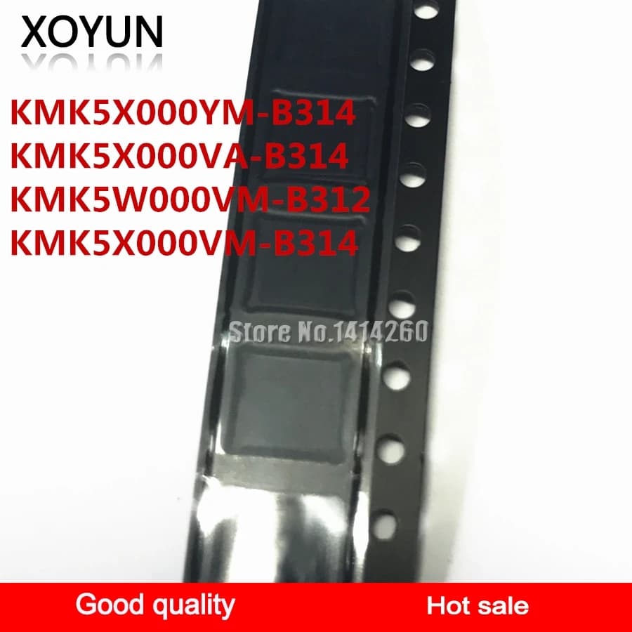 KMK5W000VM-B312 KMK5X000VM-B314 KMK5X000YM-B314 KMK5X000VA-B314 100%New BGA