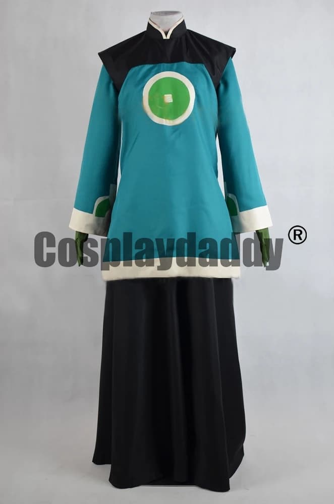 Avatar: The Last Airbender Ba Sing Se Police Fforce Dai Li Uniform Cosplay Cosplay Costume F006