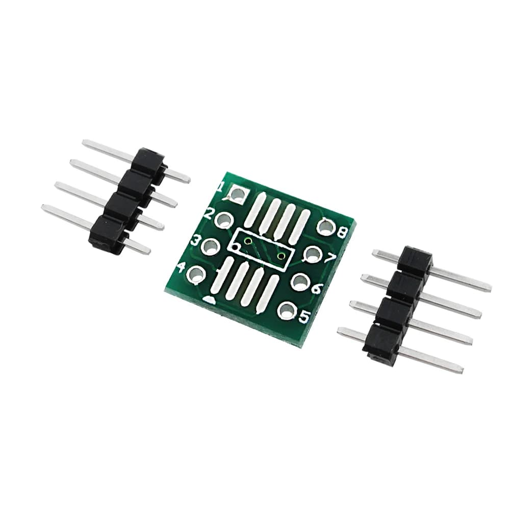 10PCS/LOT MSOP / SOIC / TSSOP SOP8 turn DIP8 IC adapter Socket / Adapter plate / PCB PB-FREE