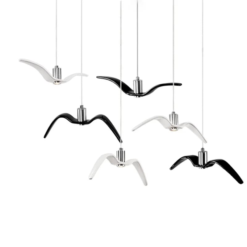 Modern minimalist restaurant gulls Pendant Lights LED creative personality pendant Lamp bedroom AC110-240V
