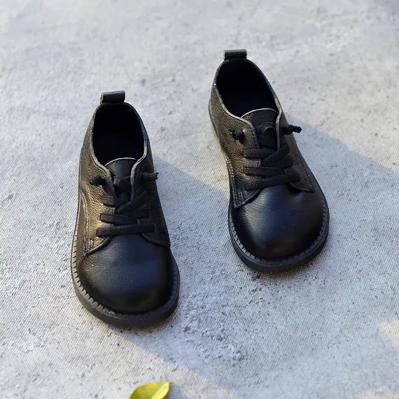 Genuine Leather Children Leather Shoes School shoes Boys Oxfords Loafers Shoes British style Kids Sneakers