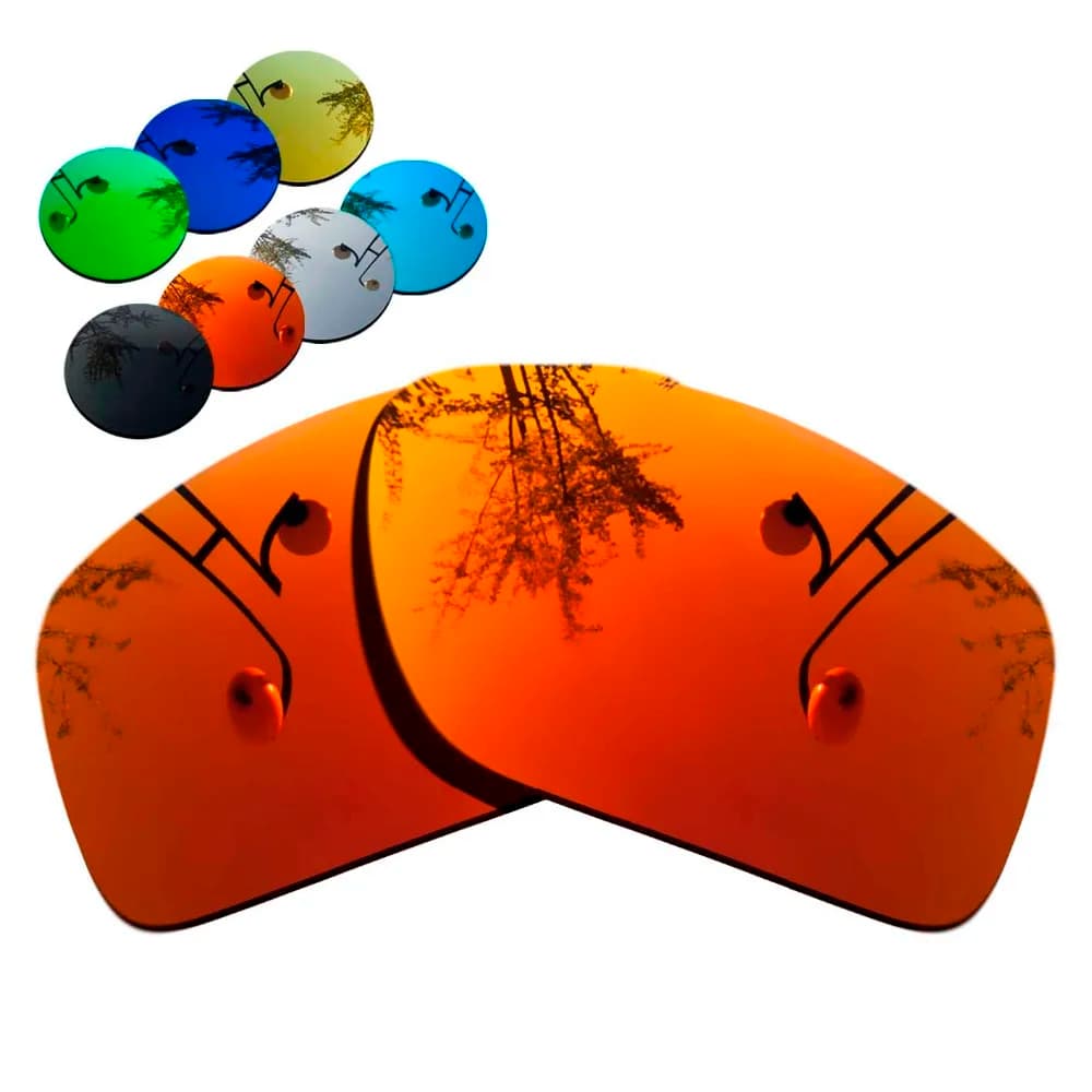 100% Precisely Cut Polarized Replacement Lenses for Tincan OO4082 Sunglasses Red Mirrored Coating Color- Choices