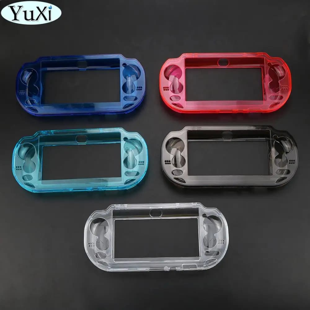 YuXi Transparent Clear Hard Case Protective Cover Shell Skin for Sony for Psvita PS Vita PSV 1000 Crystal Body Protector