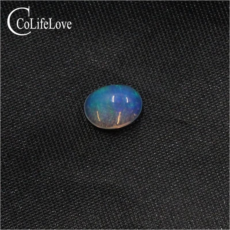 6mm*8mm natural opal loose gemstone for jewelry maker 100% real opal loose stone