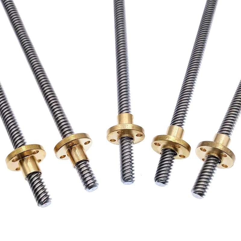 Lead Screw T8 150mm Linear Guide 3D Printers Parts helical pitch 2mm 4mm 8mm 10mm 12mm Trapezoidal Screws with nut