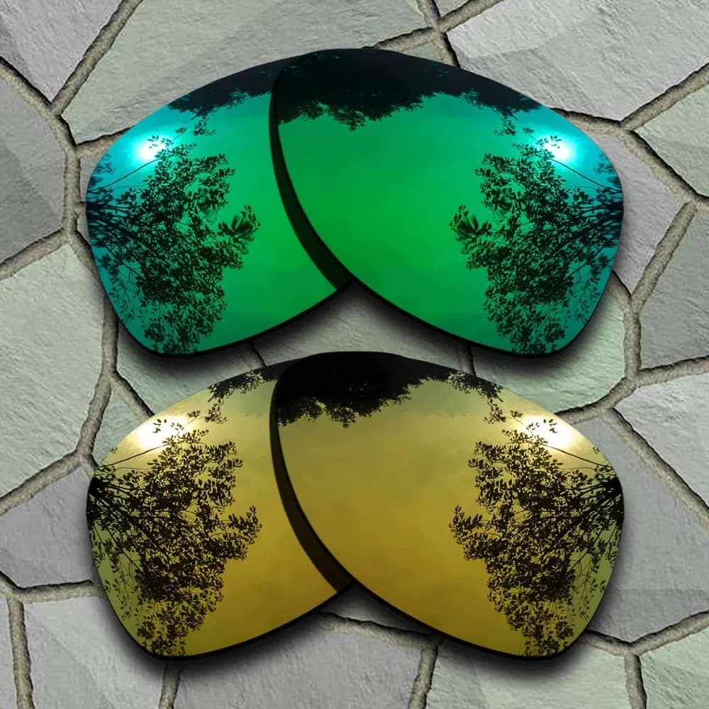 Jade Green&Yellow Golden Sunglasses Polarized Replacement Lenses for Dispatch 2