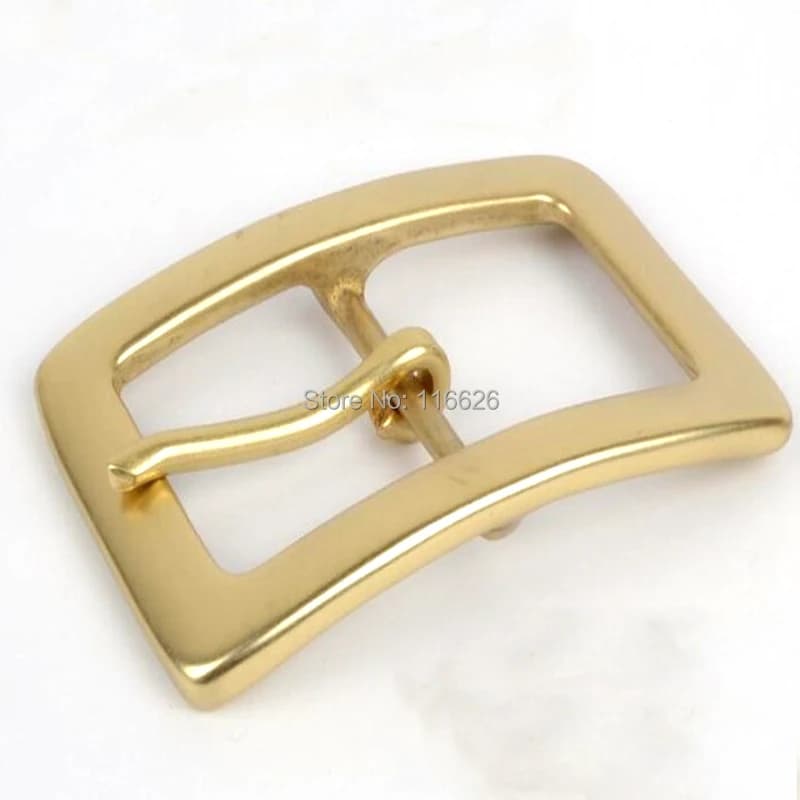 DIY leather craft inner 40mm belt buckle solid brass hardware accessories