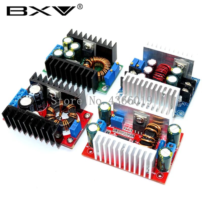 DC-DC 150W 10-32V to 12-35V/9A 300W 5-40V To 1.2-35V/300W 20A/400W 15A 8.5V-50V to 10V-60V Step-up Step Down Power Supply Module