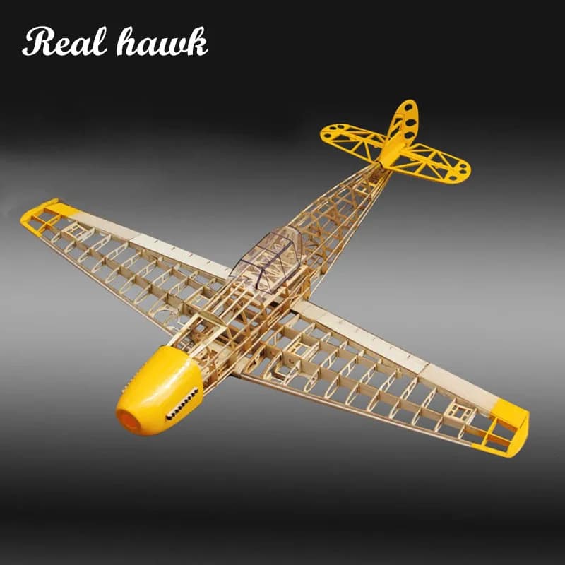 RC AirPlanes Laser Cut Balsa Wood Airplane  Kit New BF109 Frame  Wingspan 1020mm Model Building Kit