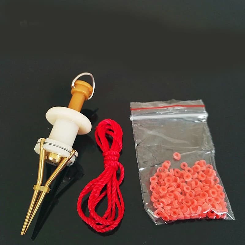 Simpleyi Earthworm Bloodworm Clip Bait Clip Earthworm Clip Fishing Tackle Fishing Tools Box Fishing Baits