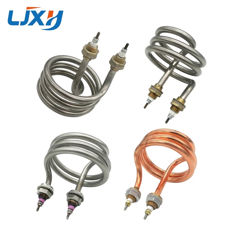 LJXH M16 Thread 4.5KW Heater for Electric Water Distiller,100mm Tube Outer Diameter, Heating Pipe for Distilling Pot 220V/380V