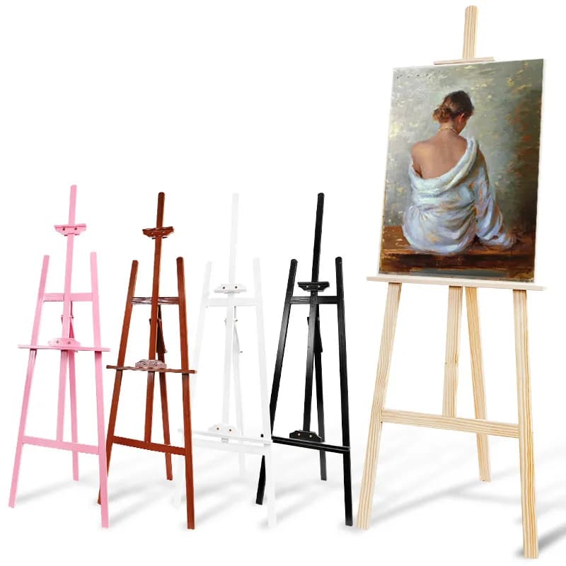 Easel Stand Chevalet En Bois Easel for Painting Oil Paint Artist Painting Accessories Easel Stand Caballete Display Art Supplies