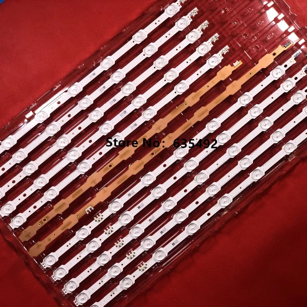 New LED Strip 7+8lamps For DCGE-550DCA-R5 DCGE-550DCB-R5 BN96-33494A BN96-33493A UE55HU7205 UE55HU7200 UE55HU7105 UE55HU7100