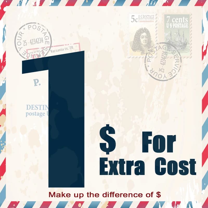 Extra shipping Cost , Please Make Up the Price Difference of Correct Quantity , Please contact customer-service before submit.