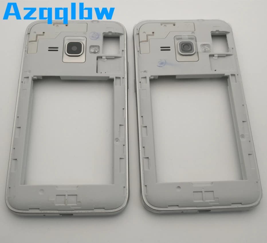 Middle Plate Frame Bezel Housing + Side Button Camera Repair Parts, For Samsung Galaxy J1, J120, J120F, J120M, J120H, 1Pc