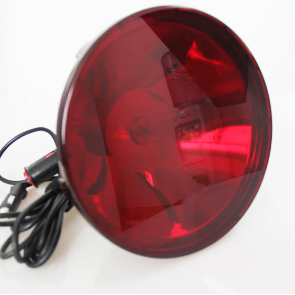 240mm 10" Red Transparent Lens Filter Lens Cover Fit Light Force 240mm Lights HID Halogen Handheld Spotlight