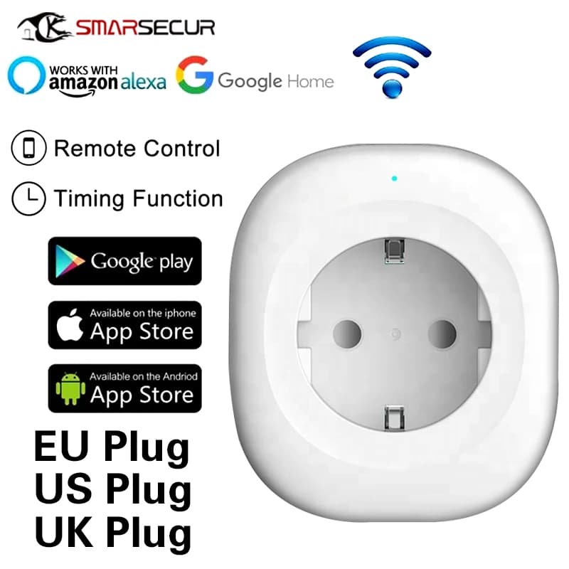 Home Automation EU Smart Socket For  Home Security System