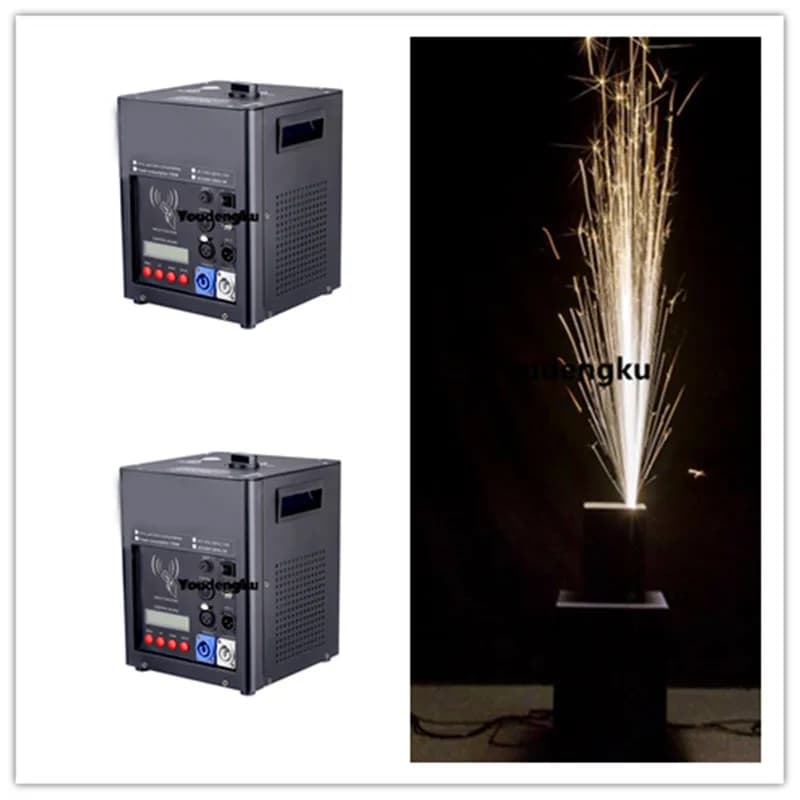 4 pieces Safe And Smellless 500w cold pyro fireworks party Cold Firework Spark Flame Machine