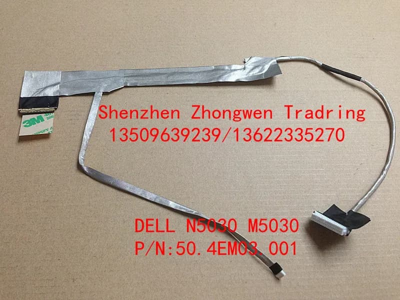 NEW Free Shipping Laptop LCD Screen Display Flex Video Cable for Dell Inspiron M5030 N5030 42CW8 042CW8 50.4EM03.001