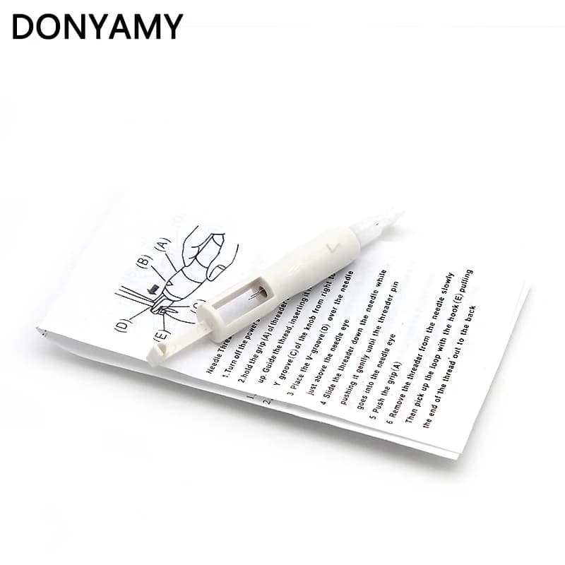 Needle Threader Insertion Tool Applicator, Sewing Machine Overlockers, Serger, 1Pc