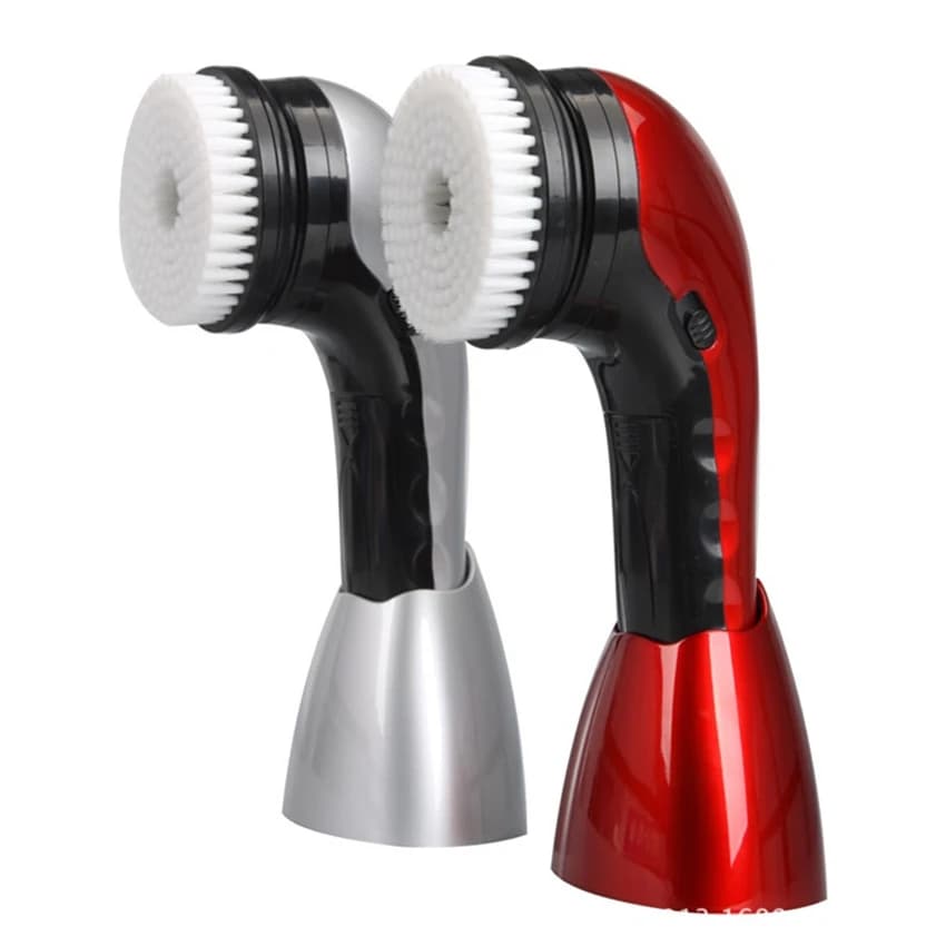 1 PC Shoe Polishing Equipment  Multi-functional household electric shoe leather care cleaning machine (Grey and Red)