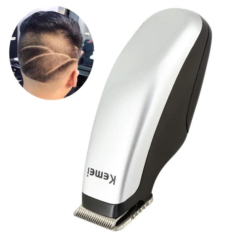 kemei hair clipper hair trimmer cutter electric hair cutting machine haircut battery beard trimmer for men and children