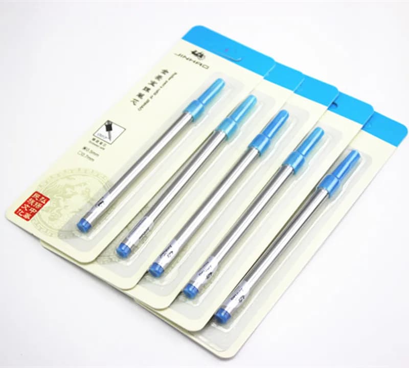 5 Pcs Jinhao International Standard Screw Type Blue Refill For Roller Ball Pen ,New Design Pen Ink / Wholesale price