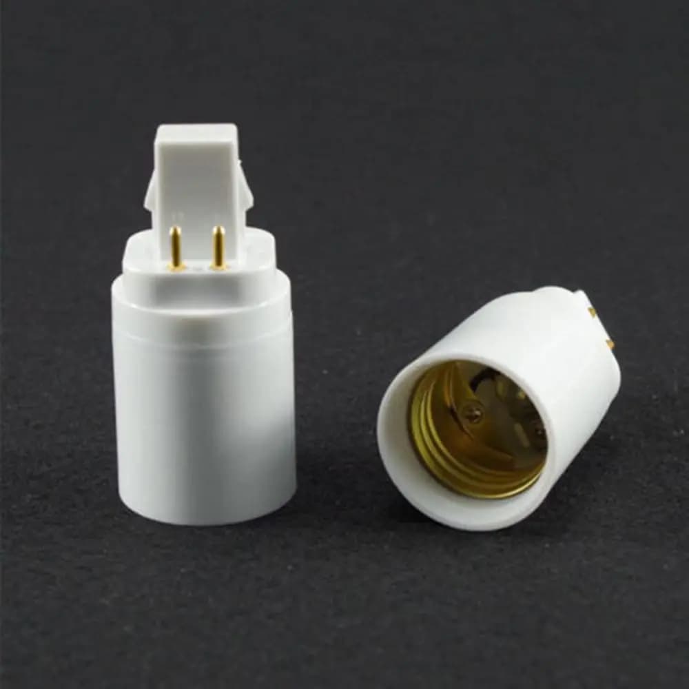 1 x Converter 4Pin G24q to E27 LED Light Bulb Adapter Lamp Holder Converter Socket Light Bulb Lamp Holder Adapter Plug