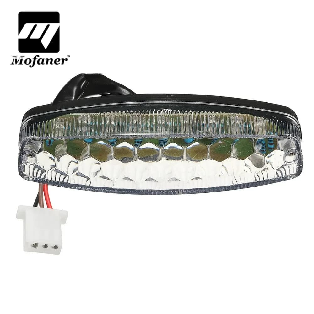 Motorcycle Red LED Rear Lamps Taillight Brake Lights For 50 70 110 125cc ATV Quad Kart TaoTao Sunl Chinese Motorbike Light