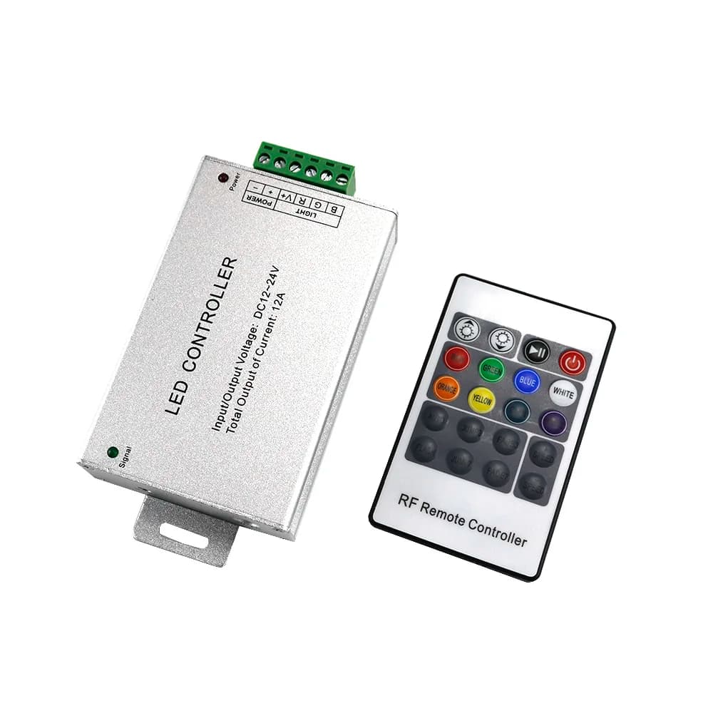 LED Controller DC12-24V 12A 20keys LED Wireless RF Controller LED RGB Color Remote Controller For led Strip light SMD 5050 3528