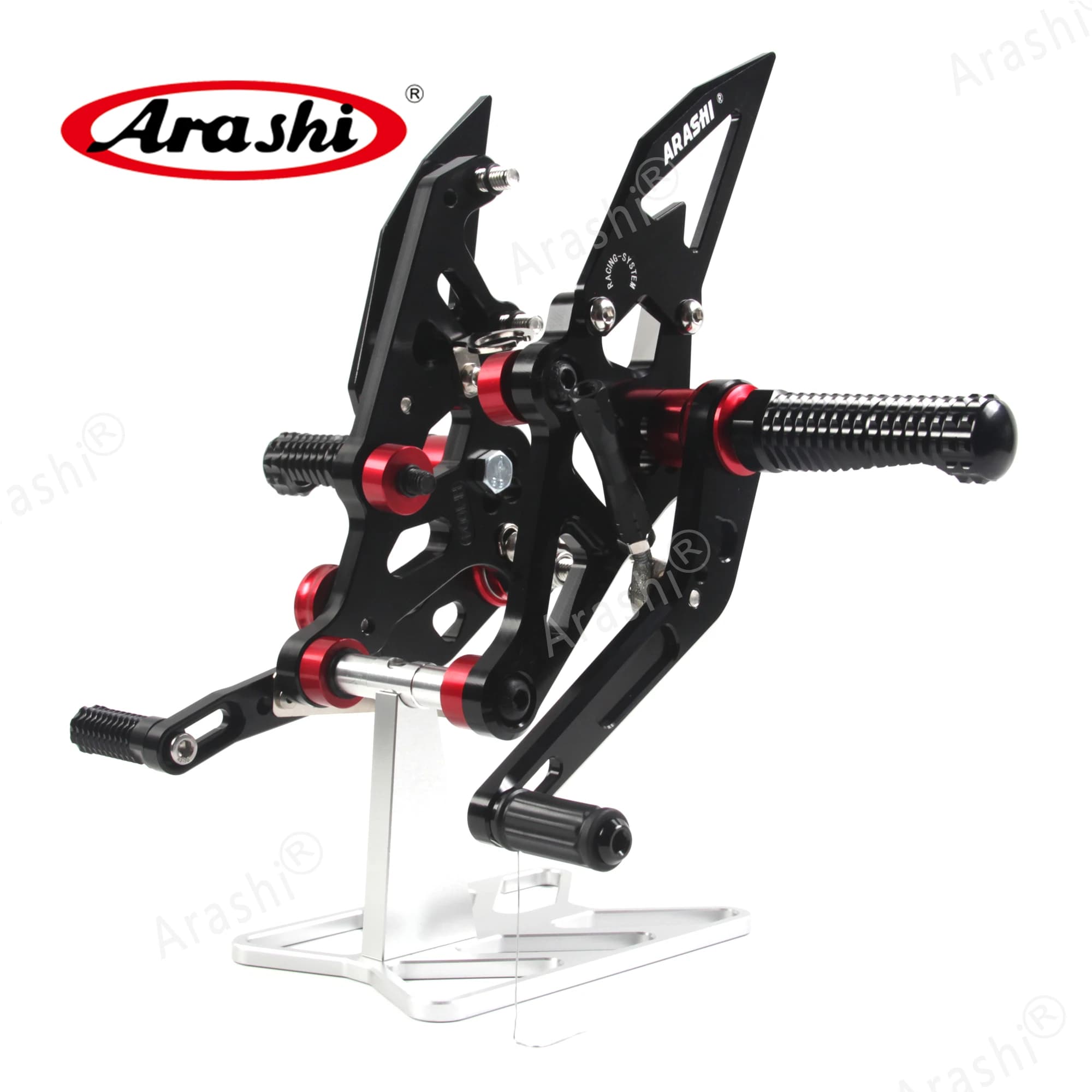 Arashi For YAMAHA MT07 FZ07 2014-2022 Motor Foot Pegs Adjustable Rearset Footrest MT-07 FZ-07 2014 2015 2016 2017 2018 2019 2020