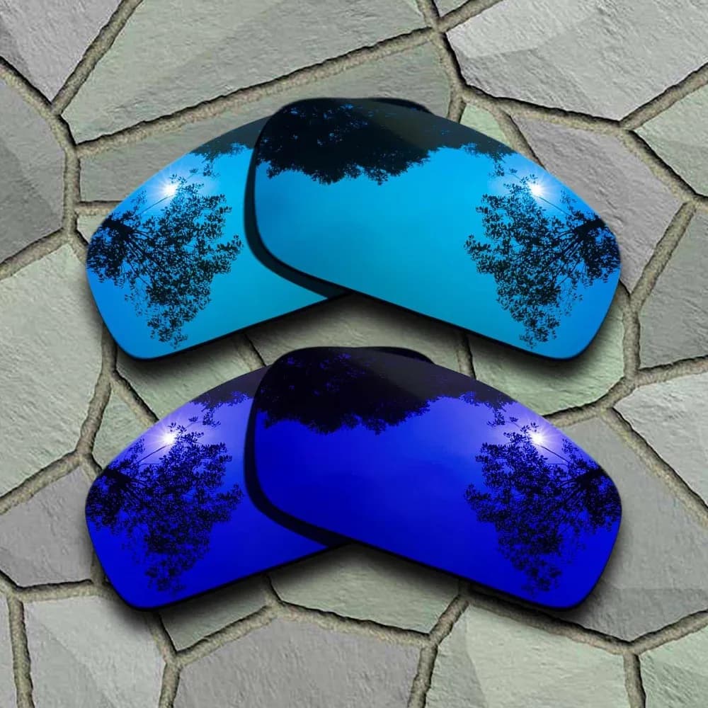 Sky Blue&Violet Blue Sunglasses Polarized Replacement Lenses for Oakley Monster Pup