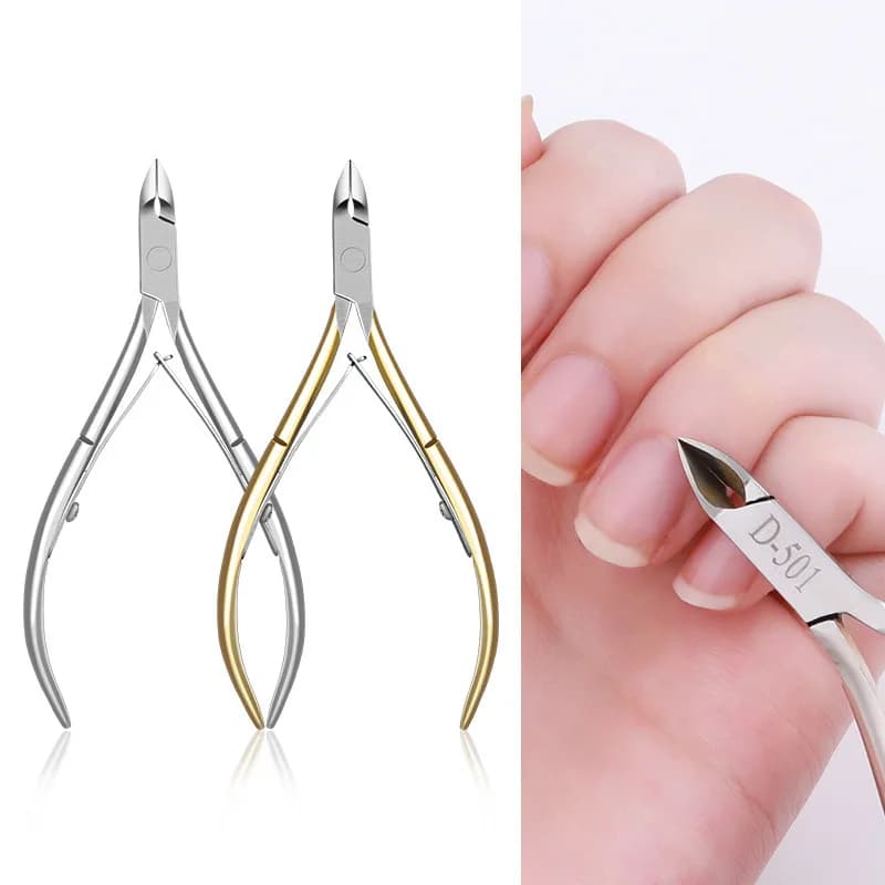 1 Pcs cuticle scissors professional Ingrown Cuticle Scissor  Care Tool